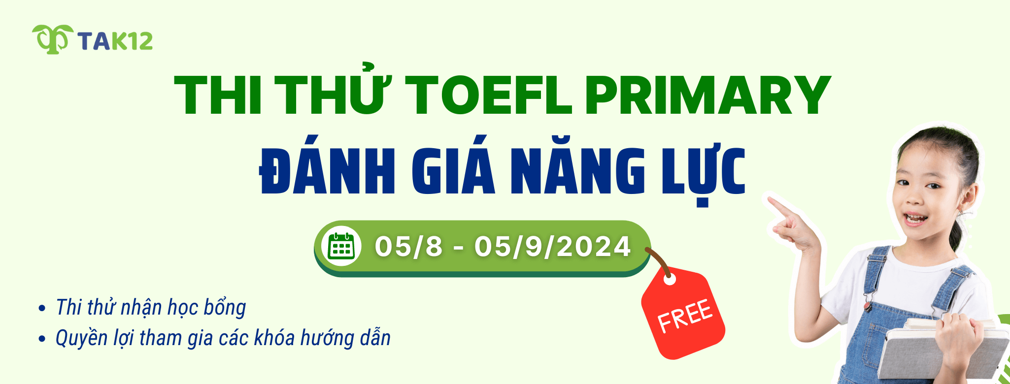 Thi thử ĐGNL Toefl Primary